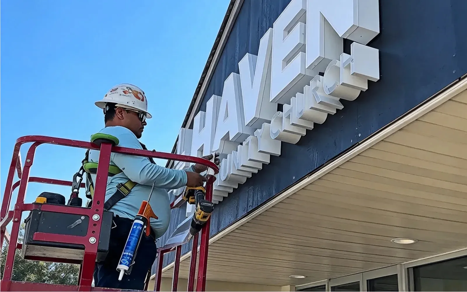 High lift installation work