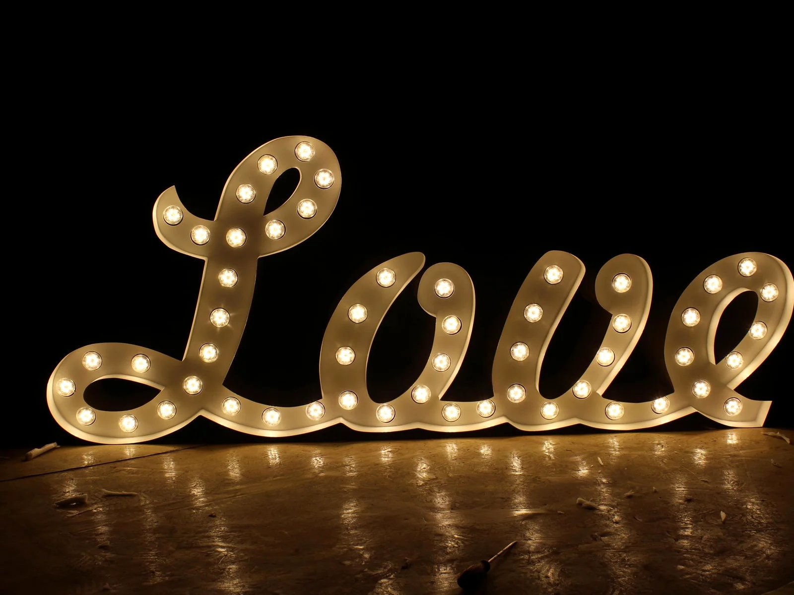 Love Marquee Letters
