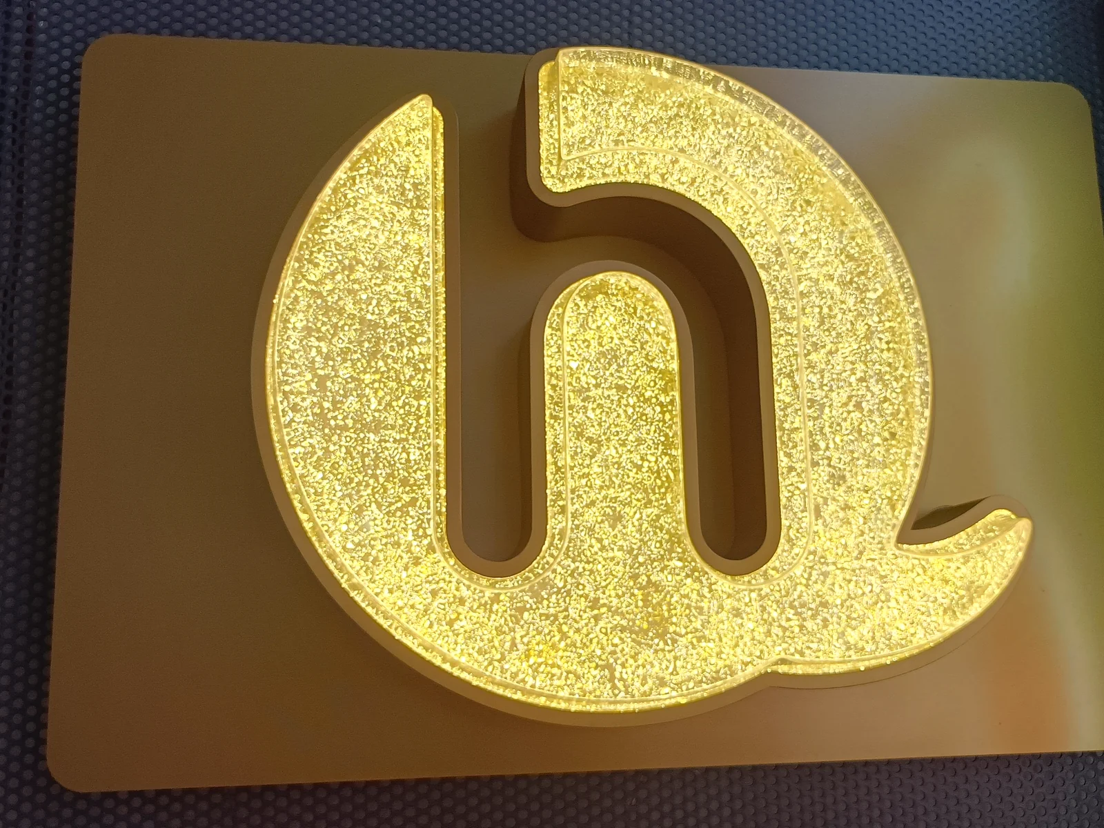 Gold Logo Sign