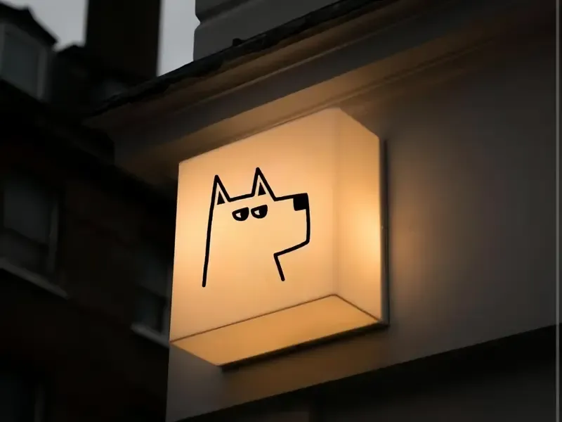 Double sided hanging LED light box for bubble tea shop