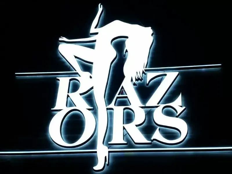 Mini channel letters for hair salon and barbershop