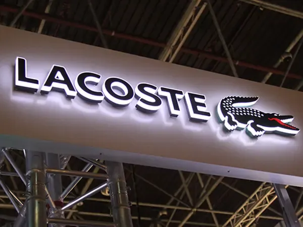 Mini channel letters for brand showroom and retail exhibition
