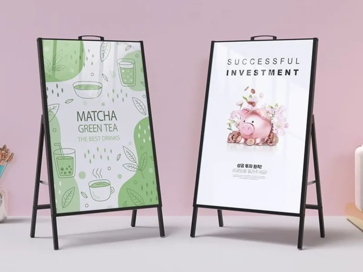 Aluminum frame LED lightbox