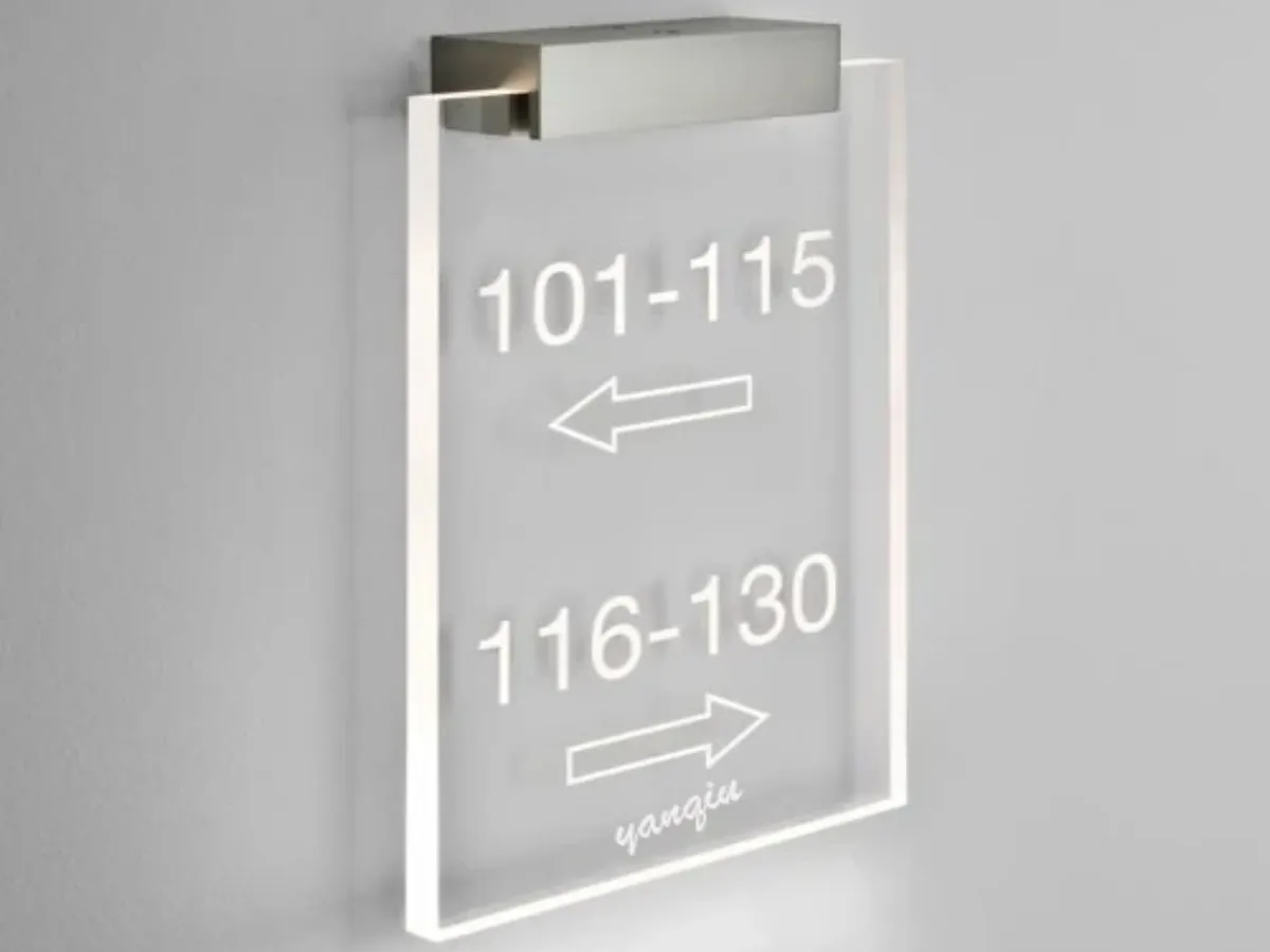 Acrylic 3D letter display sample